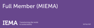 Full IEMA Membership Banner